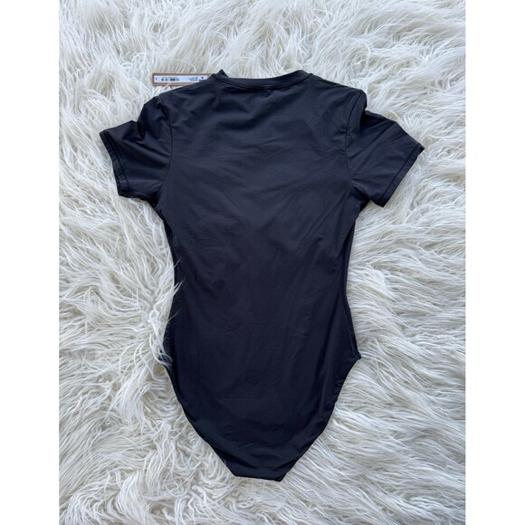 Skims Fits Everybody T-Shirt Bodysuit Onyx Size Small - Picture 7 of 10